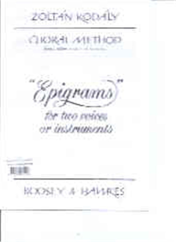 Epigrams